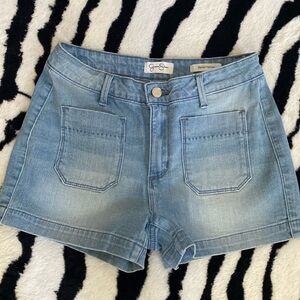 😍NWOT Jessica Simpson Bardot denim shorts size 27